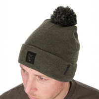 Fox Collection Bobble Hat Green/Black